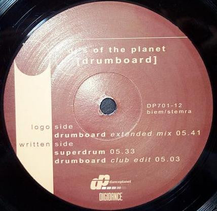 DJ's Of The Planet : Drumboard (12")