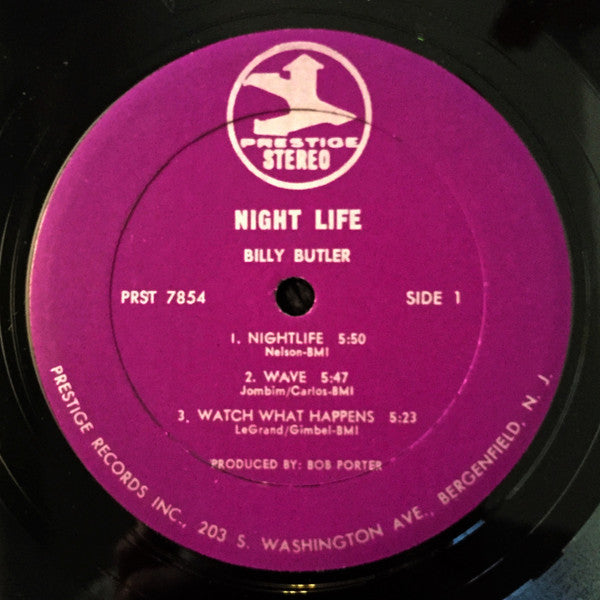 Billy Butler (3) : Night Life (LP, Album)