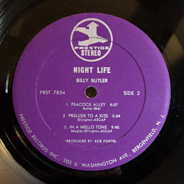 Billy Butler (3) : Night Life (LP, Album)