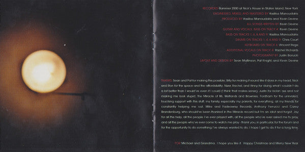 Kevin Devine : Circle Gets The Square (CD, Album)