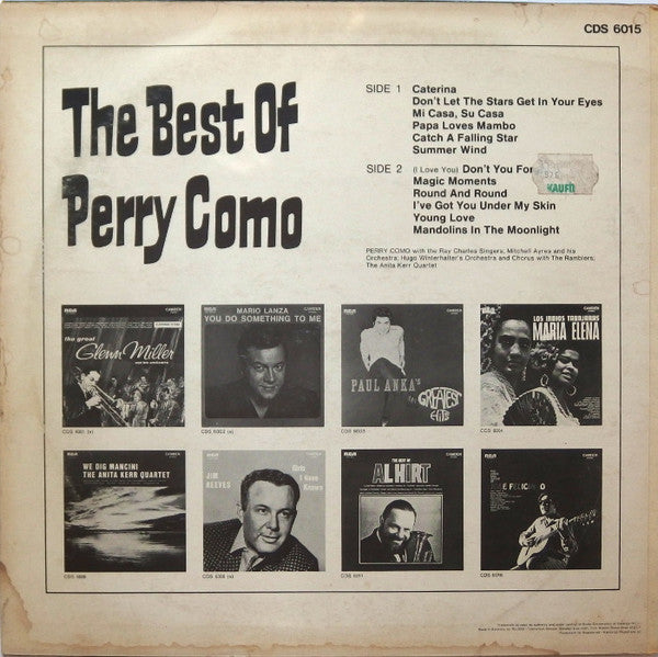 Perry Como : The Best Of Perry Como (LP, Comp)