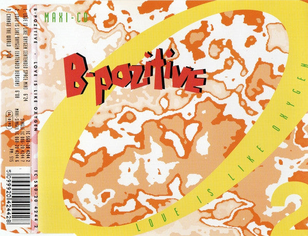 B-Pozitive : Love Is Like Oxygen (CD, Maxi)