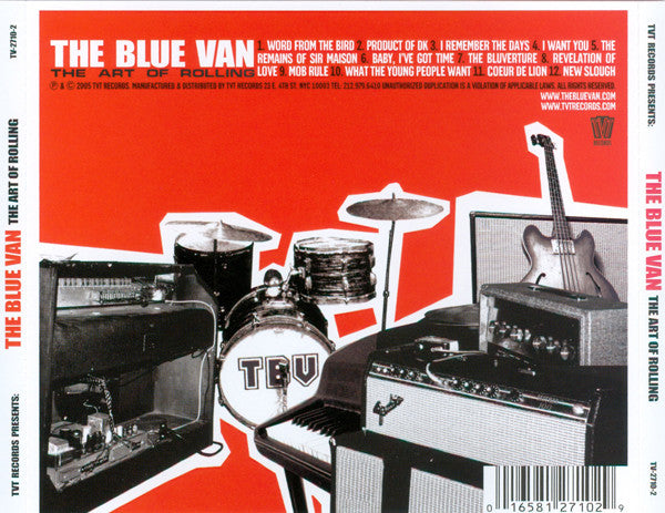 The Blue Van : The Art Of Rolling (CD, Album, Enh)