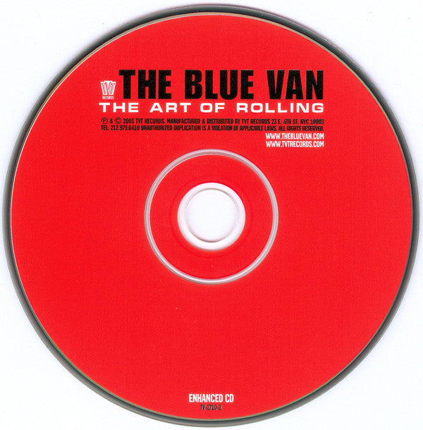 The Blue Van : The Art Of Rolling (CD, Album, Enh)
