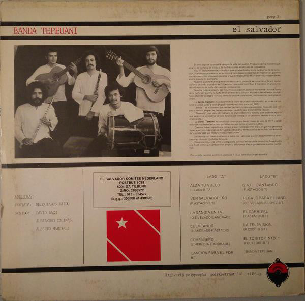 Banda Tepeuani : El Salvador (LP)