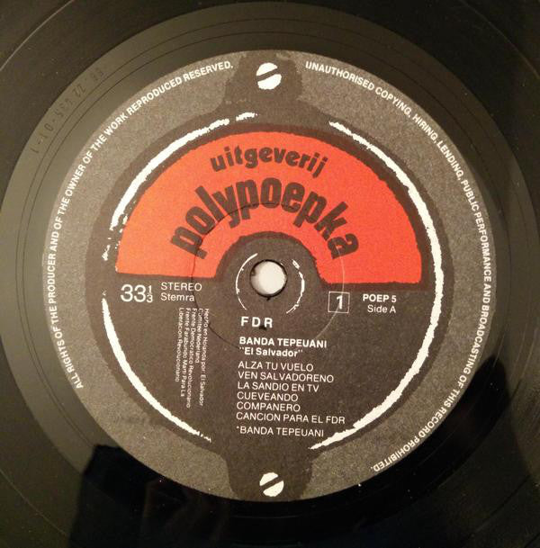Banda Tepeuani : El Salvador (LP)