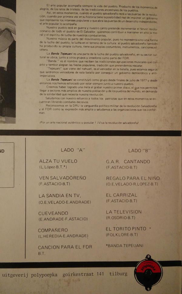 Banda Tepeuani : El Salvador (LP)