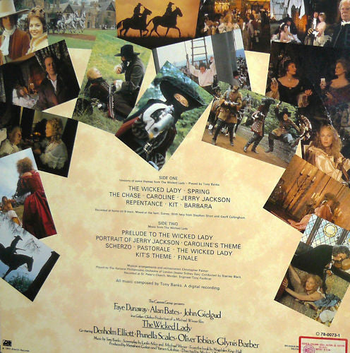 Tony Banks : The Wicked Lady (Original SoundTrack) (LP, Album)