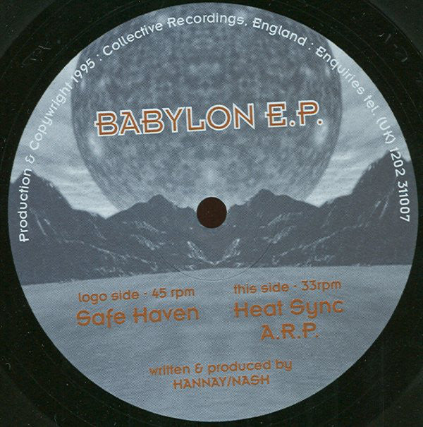 Hannay & Nash : Babylon E.P. (12", EP)