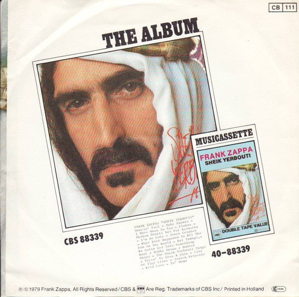 Frank Zappa : Dancin' Fool (7", Single)