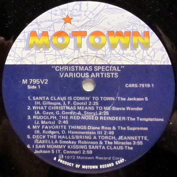 Various : A Motown Christmas (2xLP, Comp, Gat)