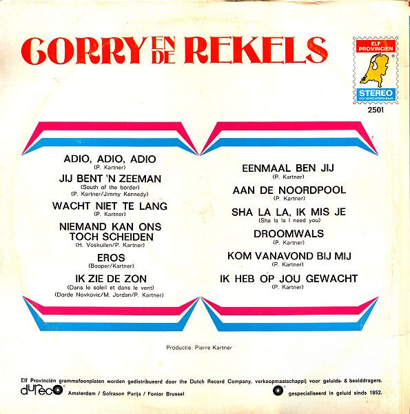 Corry En De Rekels : Corry En De Rekels (LP, Album, Gat)