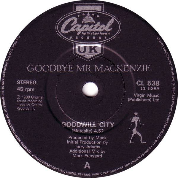 Goodbye Mr. Mackenzie : Goodwill City / I'm Sick Of You (7", Ltd, Box)