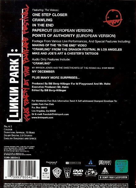 Linkin Park : Frat Party At The Pankake Festival (DVD-V, PAL)
