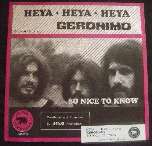 Jeronimo (2) : Heya (7", Single, Mono)