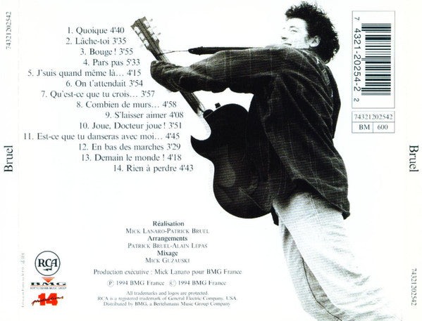 Patrick Bruel : Bruel (CD, Album)