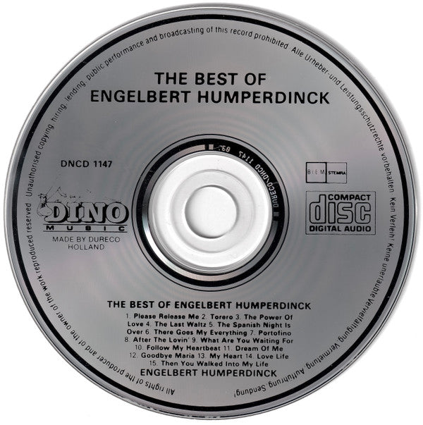 Engelbert Humperdinck : The Best Of Engelbert Humperdinck (CD, Comp)