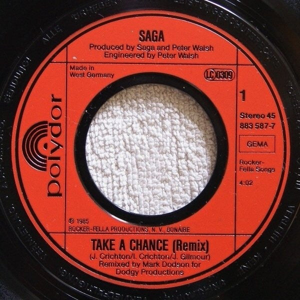 Saga (3) : Take A Chance (7", Single)