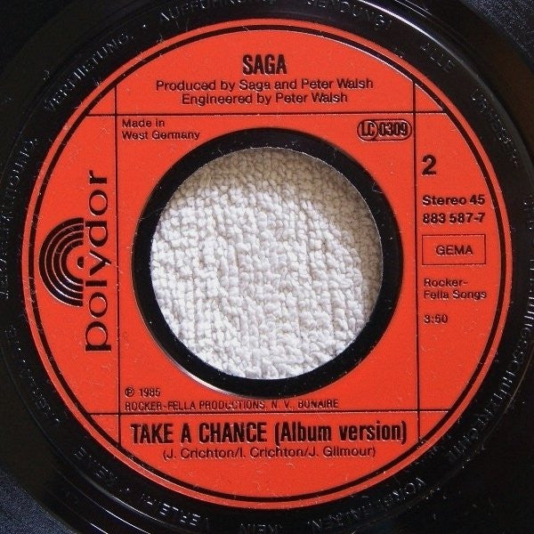 Saga (3) : Take A Chance (7", Single)