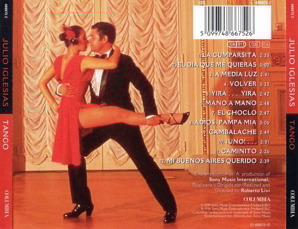 Julio Iglesias : Tango (CD, Album)