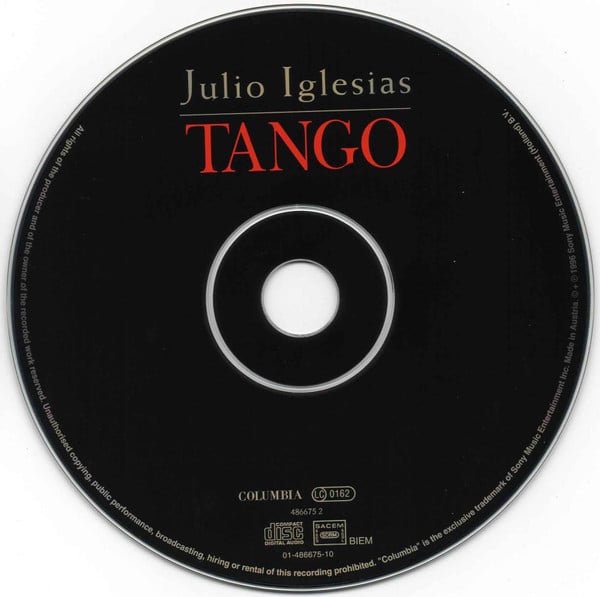 Julio Iglesias : Tango (CD, Album)