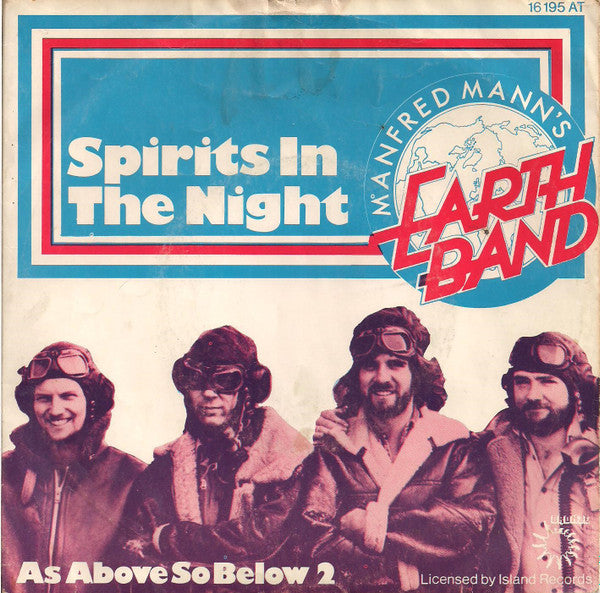 Manfred Mann's Earth Band : Spirits In The Night (7", Single)