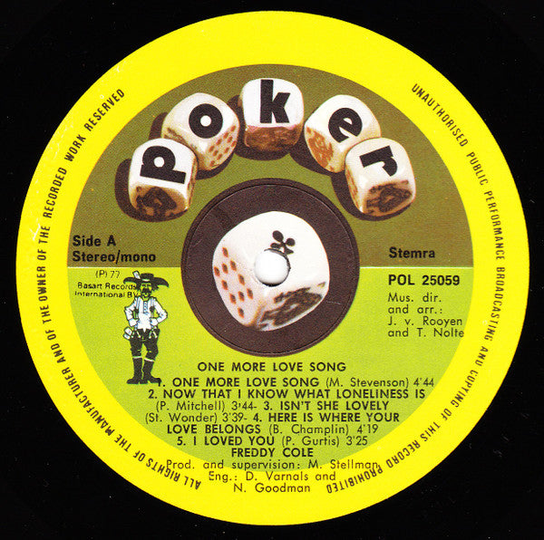 Freddy Cole : One More Love Song (LP, Album)