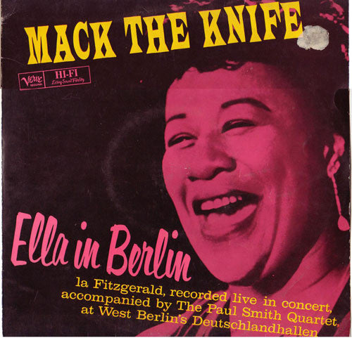 Ella Fitzgerald : Mack The Knife - Ella In Berlin (10")