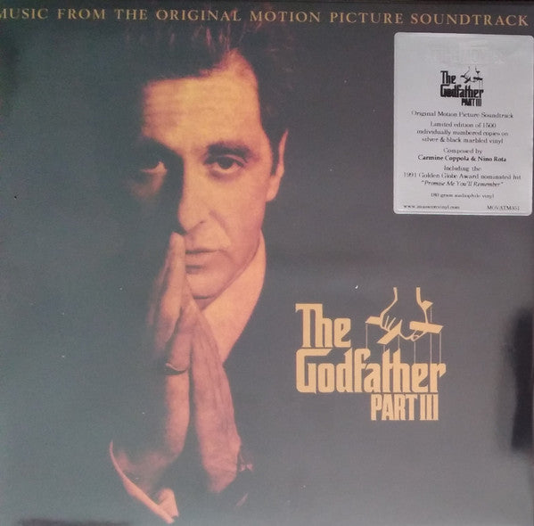 Carmine Coppola, Nino Rota : The Godfather Part III (Music From The Original Motion Picture Soundtrack) (LP, Album, Dlx, Ltd, Num, RE, Sil)