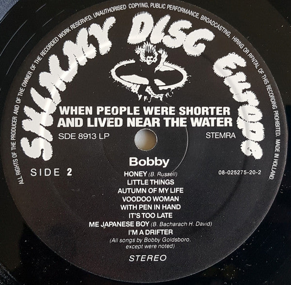 When People Were Shorter And Lived Near The Water : Bobby (LP, Album)