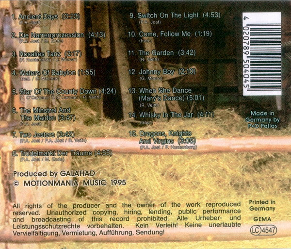 Galahad (3) : Dragons, Knights And Virgins (CD, Album)