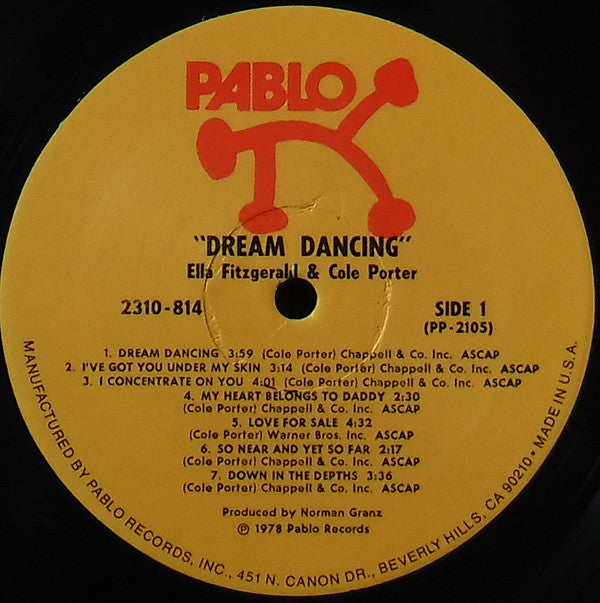 Ella Fitzgerald & Cole Porter : Dream Dancing (LP, Album)