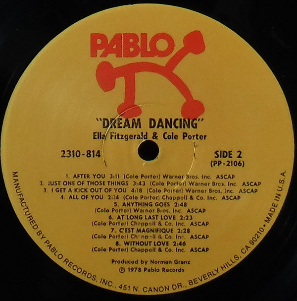 Ella Fitzgerald & Cole Porter : Dream Dancing (LP, Album)
