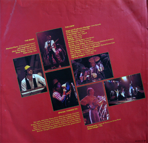 Manfred Mann's Earth Band : Budapest (Live) (LP, Album)