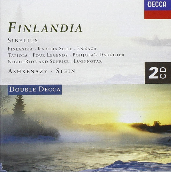 Jean Sibelius - Vladimir Ashkenazy • Horst Stein : Finlandia (Finlandia • Karelia Suite • En Saga Tapiola • Four Legends • Pohjola's Daughter • Night-Ride And Sunrise • Luonnotar) (2xCD, Comp, RM)