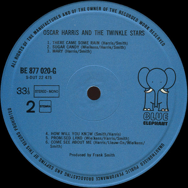 Oscar Harris And The Twinkle Stars : Oscar Harris & The Twinkle Stars (LP)
