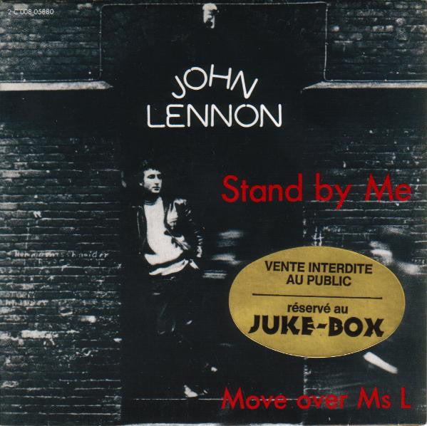 John Lennon : Stand By Me (7", Single, RE)