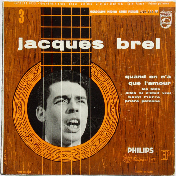 Jacques Brel : 3 (7", EP, RE)