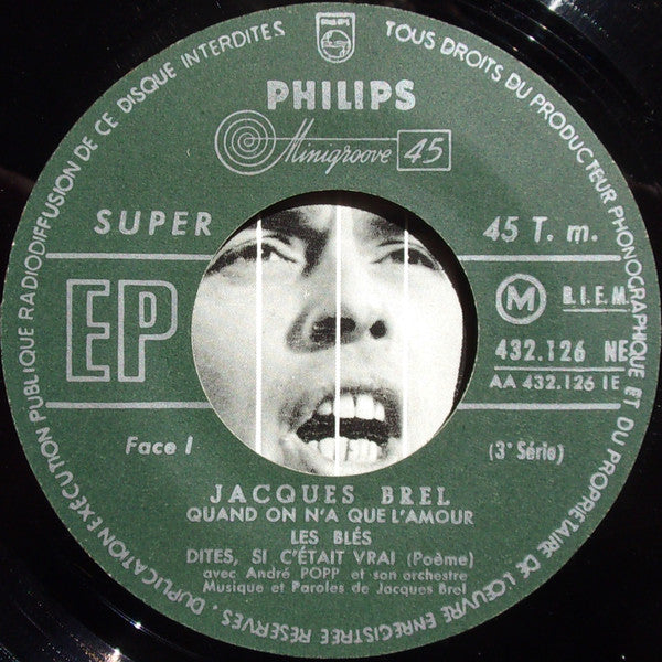 Jacques Brel : 3 (7", EP, RE)