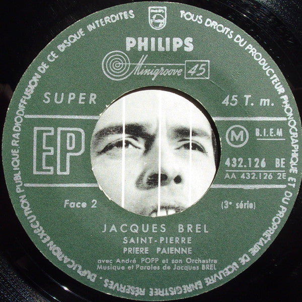 Jacques Brel : 3 (7", EP, RE)
