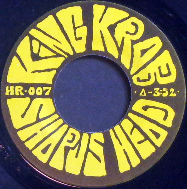 King Krab : Shapous Head / Ran From My Grave (7", Single)
