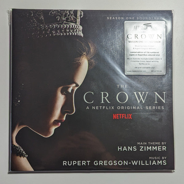 Hans Zimmer, Rupert Gregson-Williams : The Crown, Season One Soundtrack (A Netflix Original Series) (2xLP, Album, Ltd, Num, RE, Blu)