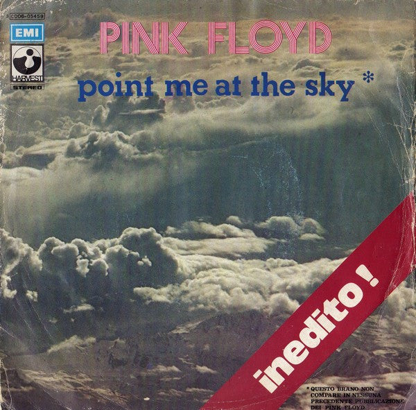 Pink Floyd : Point Me At The Sky (7", Single, RE, Ine)