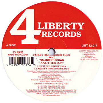 Farley 'Jackmaster' Funk* Feat Yulandist Brown : Another Day (12")
