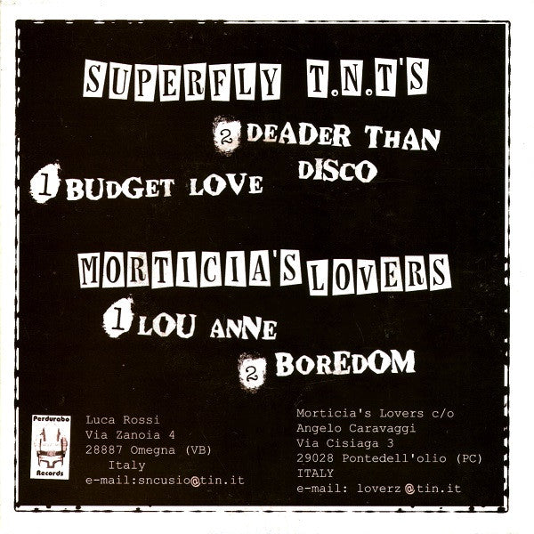 Morticia's Lovers / Superfly T.N.T.'s : Is Elvis Dead? Yes!!! (7")