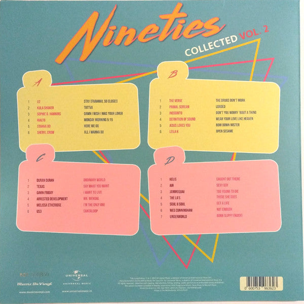 Various : Nineties Collected Vol. 2 (2xLP, Comp, Ltd, Num, Pur)