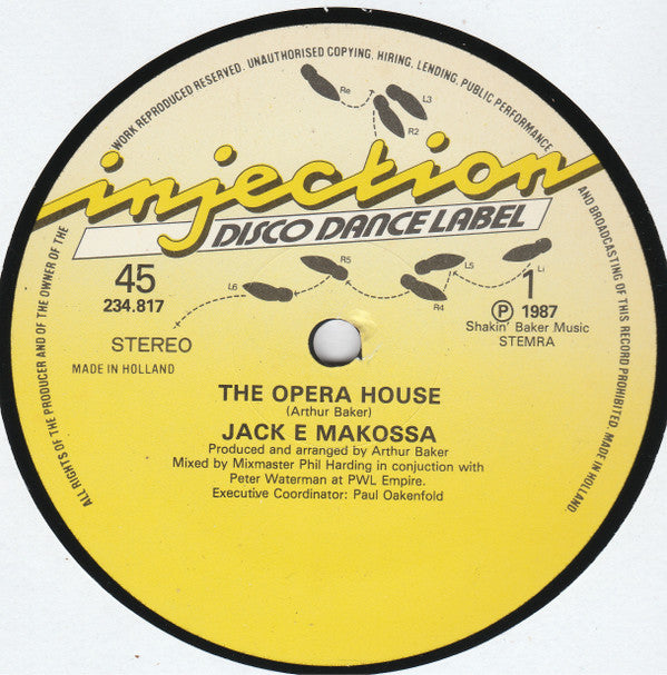 Jack E Makossa : The Opera House (12")