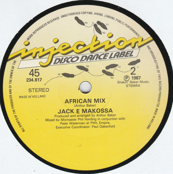 Jack E Makossa : The Opera House (12")