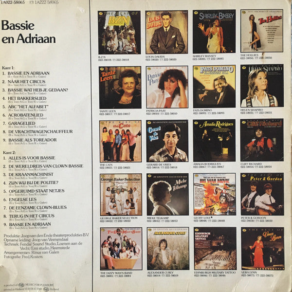 Bassie & Adriaan : Bassie & Adriaan (LP, Album)