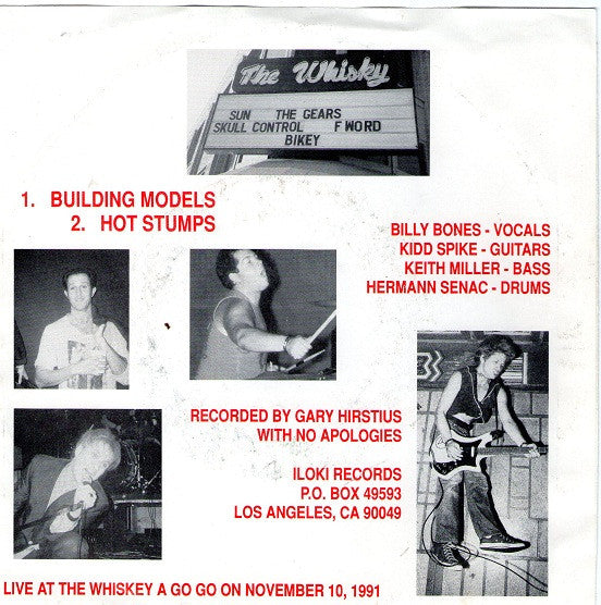 Skull Control : Building Models / Hot Stumps (7", Red)